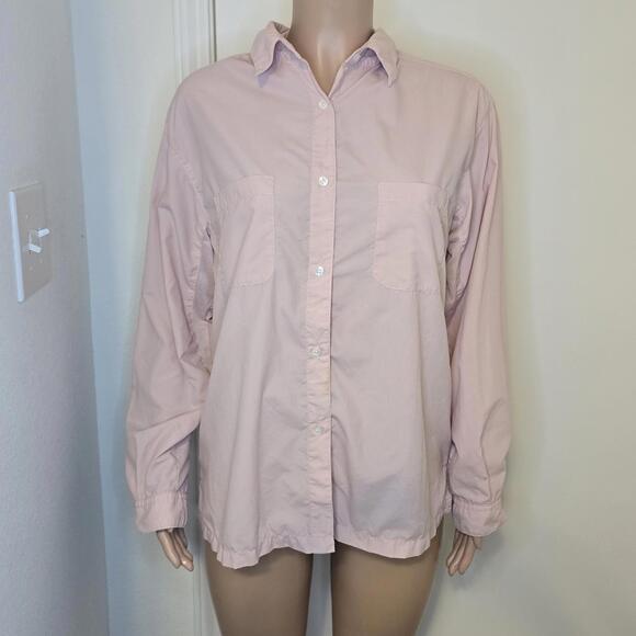 Solumbra Shirt Womens Sz M Pink Button Up Mesh Vented Sun Protection SPF Hiking - Picture 1 of 9